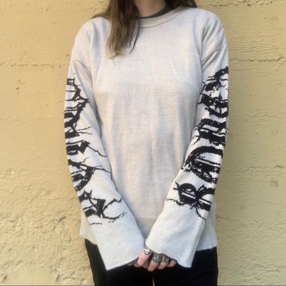 Vintage Sweaters - Bones Sweater With Arm Detail Size Small